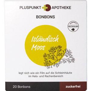     PLUSPUNKT Isländisch Moos Bonbons zuckerfrei
