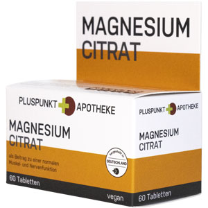     PLUSPUNKT Magnesium CITRAT Tabletten
