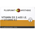 PLUSPUNKT Vitamin D3 2.400 I.E.+K2 Kaps.veget.