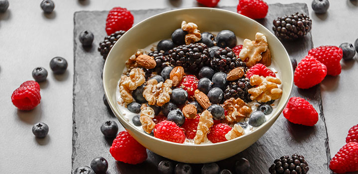 Müsli mit Beeren