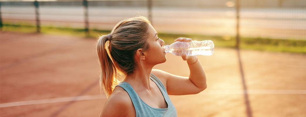 Sport an heißen Sommertagen