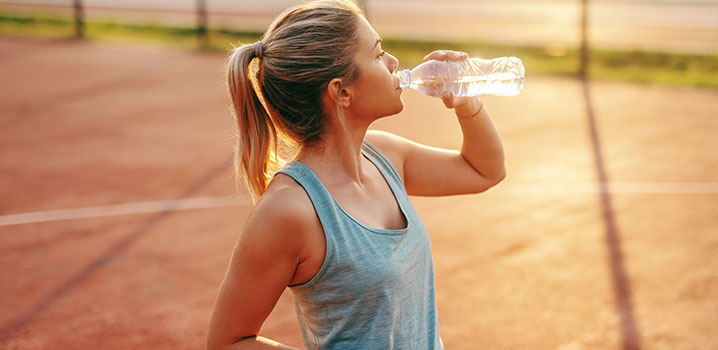 Sport an heißen Sommertagen