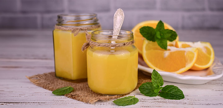 Apfelmus mit Orange und Zimt